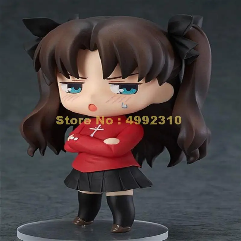 anime cute fate stay night tohsaka rin face changeable pvc action figure collection model doll 10cm Toy | Игрушки и хобби