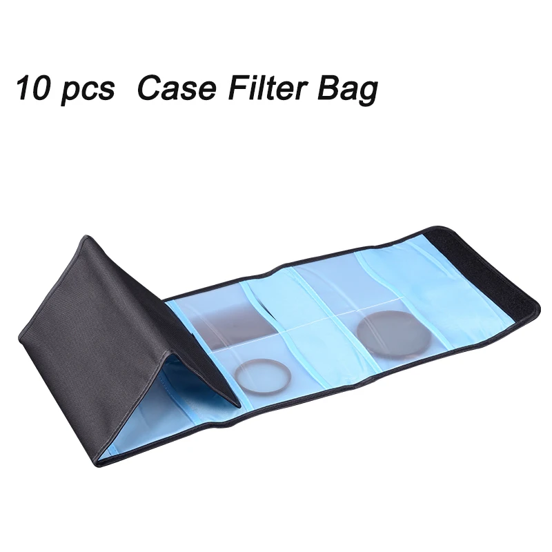 Чехол-Кошелек ZOMEI для фильтра объектива камеры карманы сумка круглого Квадратный