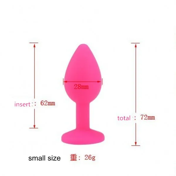 3 шт./лот сексуальная розовая силиконовая Анальная пробка секс игрушка анальные