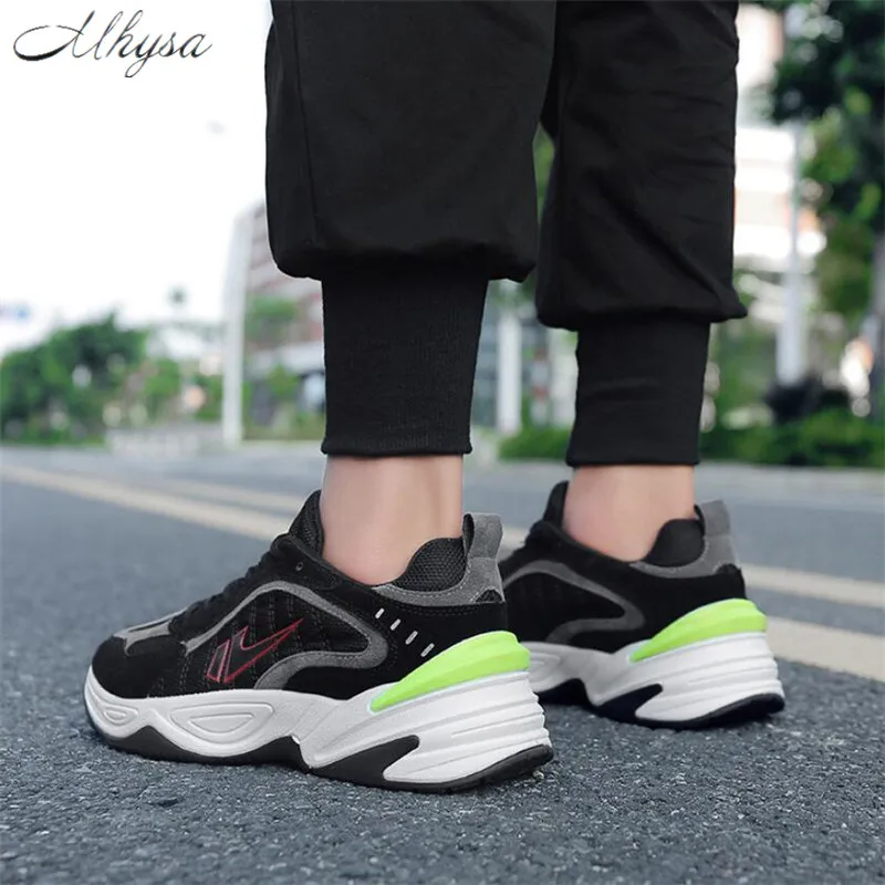 Mhysa 2018 Spring autumn new fashion men's sneakers shoes comfortable breathable mesh lace-up casual S1077 | Обувь
