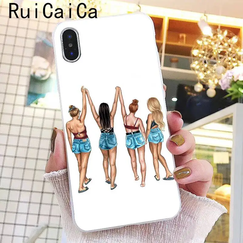 Ruicaica VOGUE Лучший Модный чехол принцессы для девочек и девушек телефона iPhone 8 7 6 6S Plus