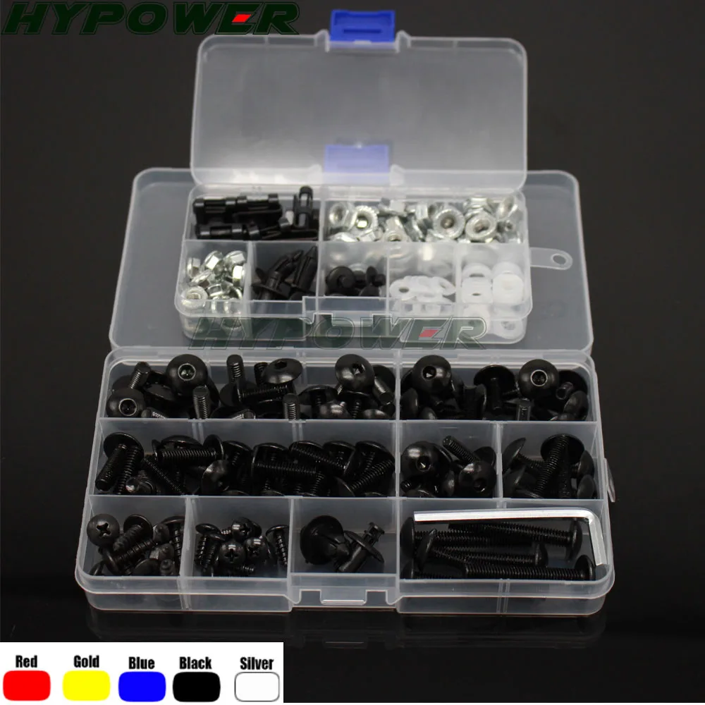 

For Suzuki GSXR 600 750 1000 K3 K4 K5 K6 K7 K8 H1 Universal ScrewsUniversal Fairing Bolts Kit Motorcycle Acessories Screws MOTO