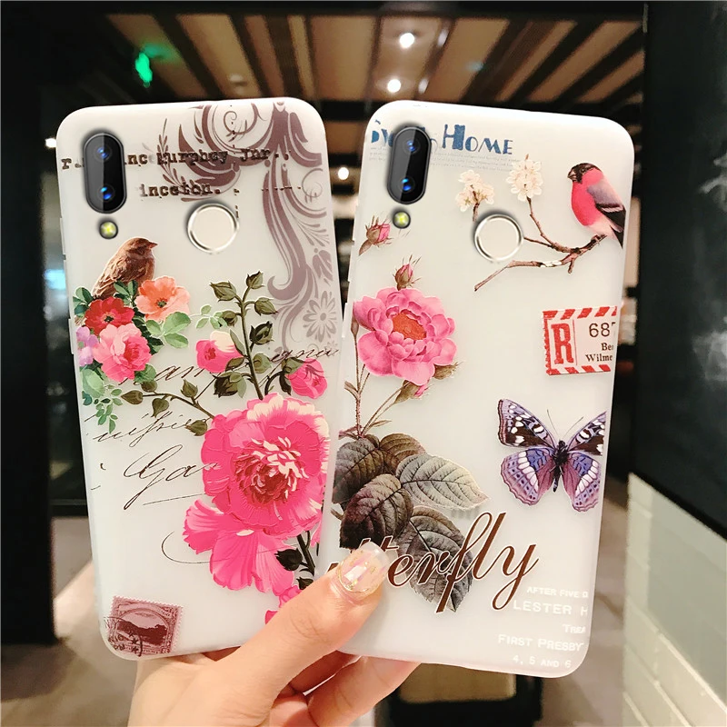 Чехол чехол для huawei P20 lite pro P20lite P20pro Мягкий Роскошный силиконовый милый
