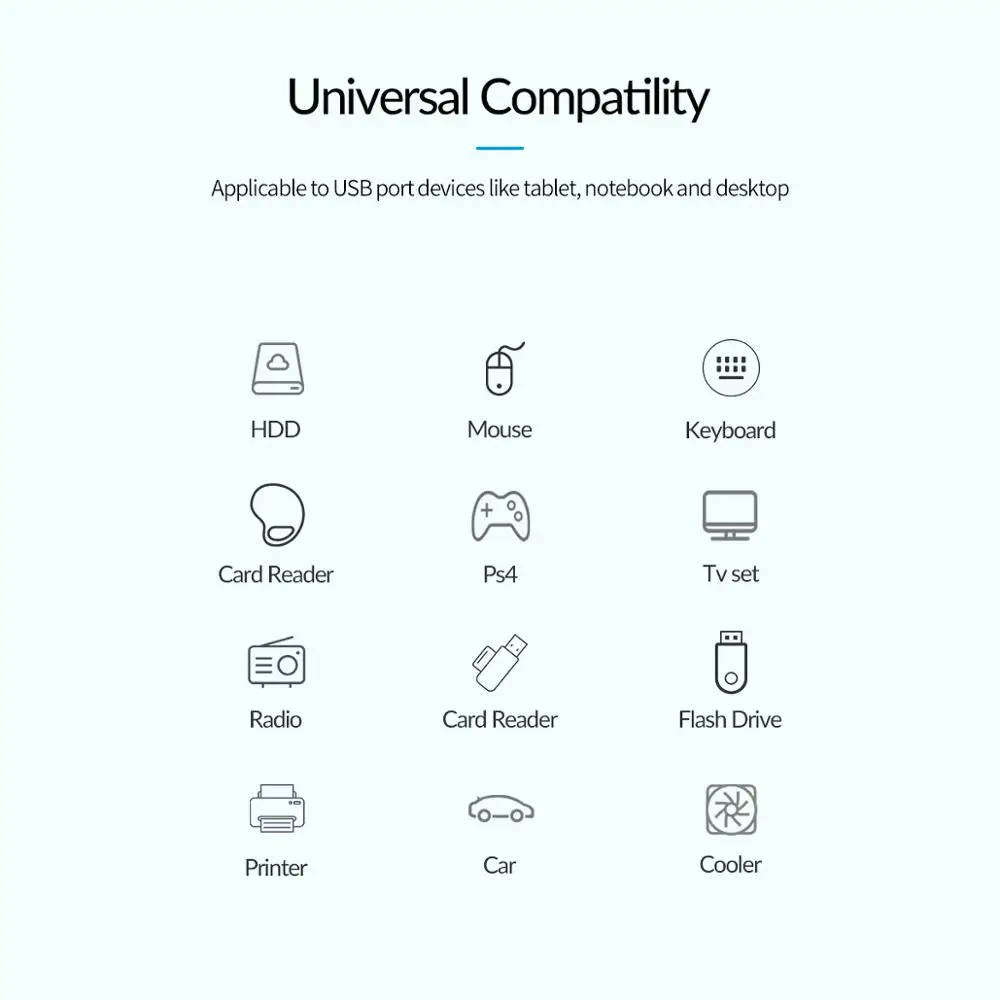 Концентратор USB 2 0 ORICO с 4 портами высокоскоростной сплиттер адаптер OTG Для iMac