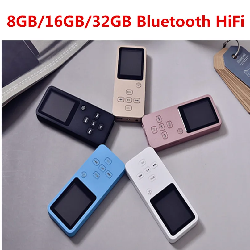 Многофункциональный MP4 Bluetooth HiFi 8 ГБ 16 32 музыкальный плеер 1 &quotTFT экран Поддержка