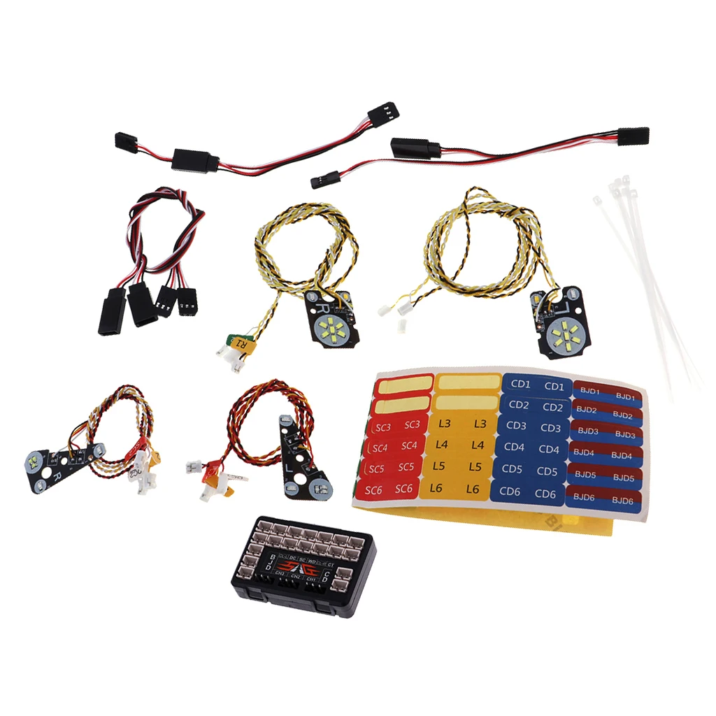

LED Light System Front & Rear Lamp Group for 1/10 RC Car Traxxas TRX4