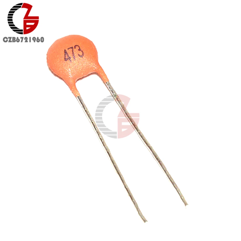 

100PCS NEW 0.047uF 50V 473 47000pF DIP Ceramic Disc Capacitors
