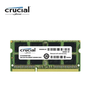 Оперативная память Crucial ram ddr3 8 Гб 1600 МГц 1,35 в CL11 204pin PC3-12800, Память RAM ram SODIMM для ноутбука