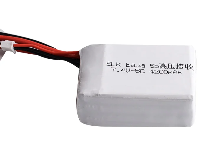 7,4 V 4200mAh 5C 2S Lipo батарея высоковольтный Приемник мощность 5t 5sc для ELK-RACING Baja Rc модель автомобиля Lipo батарея