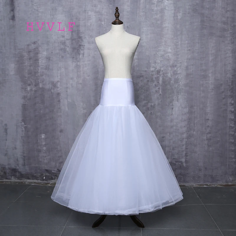 

Cheapest A-Line White Wedding Petticoat Free Size Bridal Slip Underskirt Crinoline White For Wedding Dresses