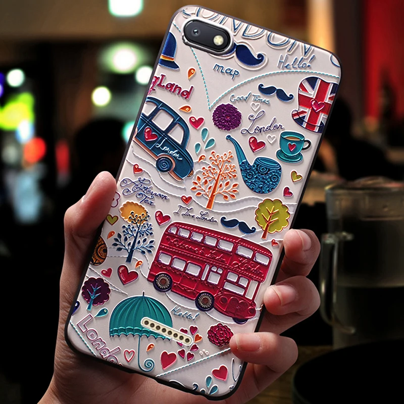 Роскошный 3D-чехол YonLinTan чехол для xiomi Xiaomi Redmi 6A 6 A Милые силиконовые чехлы с задней