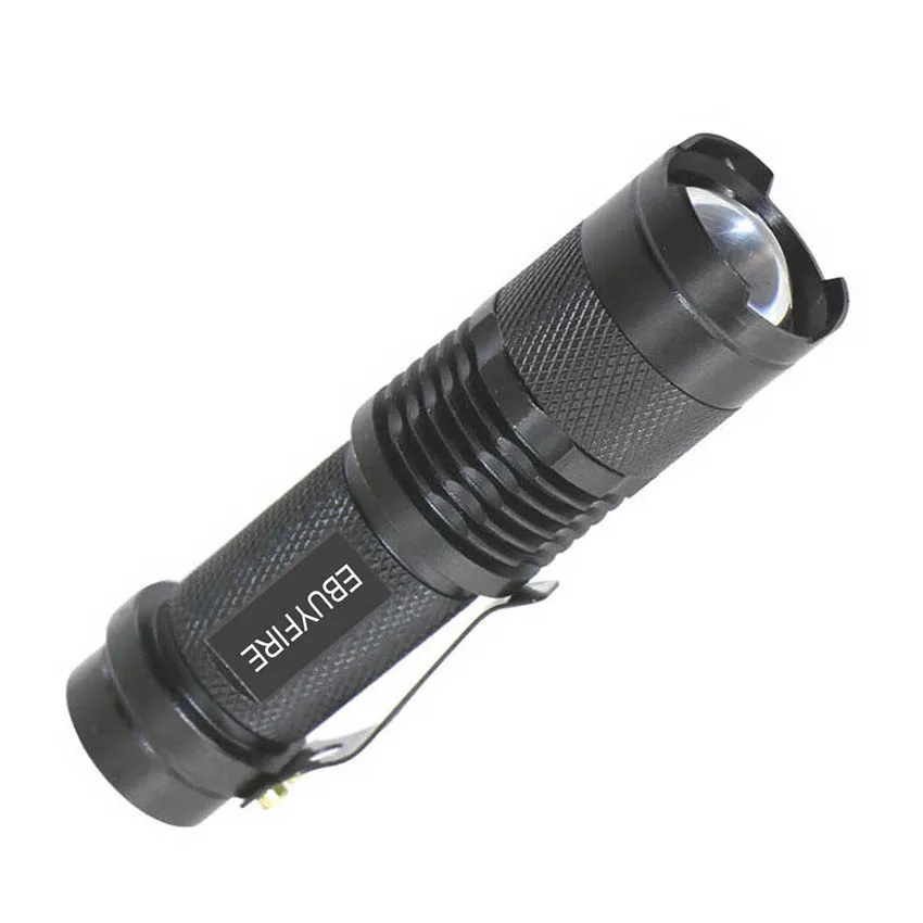 Мини фонарик Q5 UV 395nm светодиодный с увеличением ультрафиолетовый AA 14500