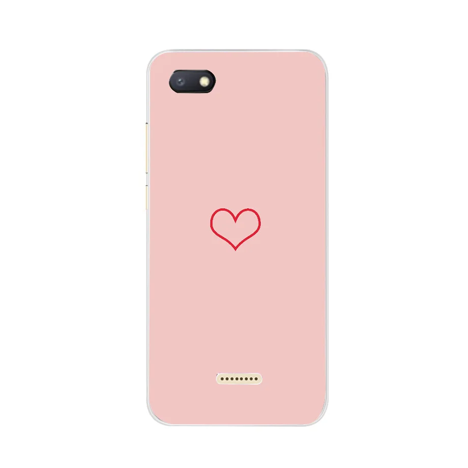 ТПУ чехол для Xiaomi Redmi 6A redmi6a мраморный милый кот Мягкий силиконовый бампер задняя