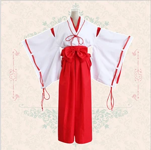 Костюм для косплея Униформа Нигерия Inuyasha аниме лунный свет ночь Кикё Мико одежда