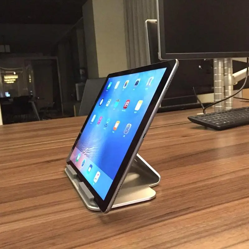 AP-7D алюминиевый сплав планшет стенд 60 градусов угольное крепления для Ipad 7 9-12 4