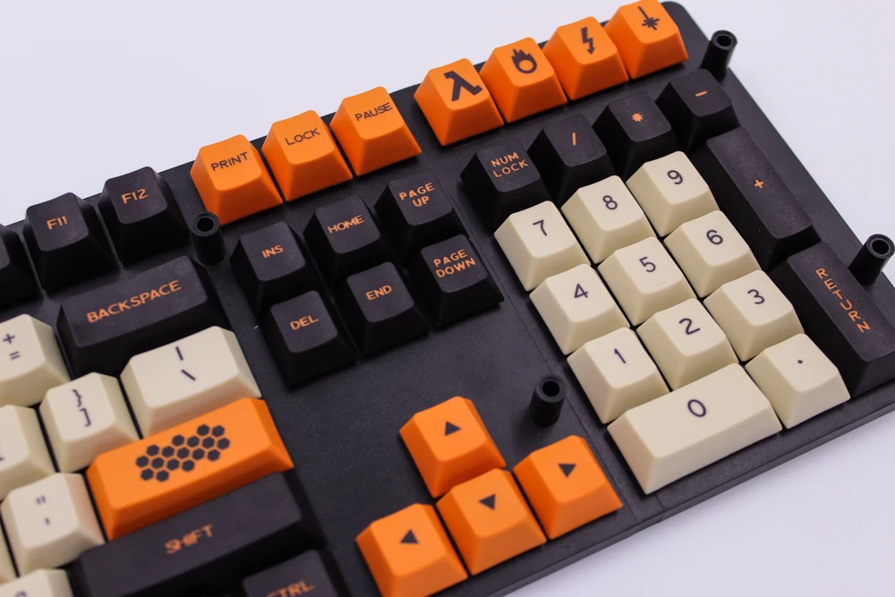 MP Carbon цвет вишневый профиль брелки английская/Корейская версия PBT краситель-сублимированный Keycap для механической клавиатуры
