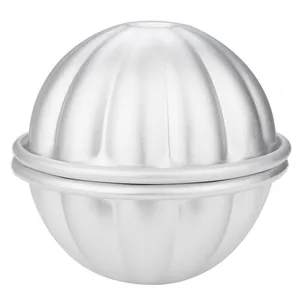 Форма для изготовления бомбочек для ванны металлическая, 2 шт.