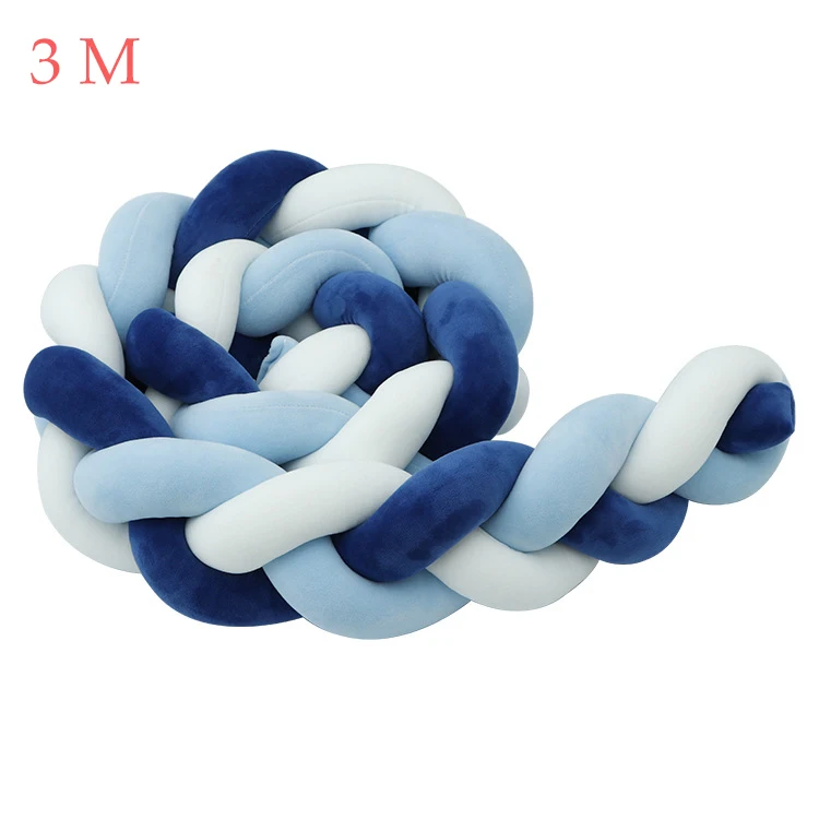 3M 6F 1 шт. 1 м/2 м/3 м кровать для новорожденных детская кроватка с амортизатором бампер узел Новорожденный ребенок ручной работы нодический узел новорожденный кровать бампер младенческой комнаты декор - Цвет: 3M 6F