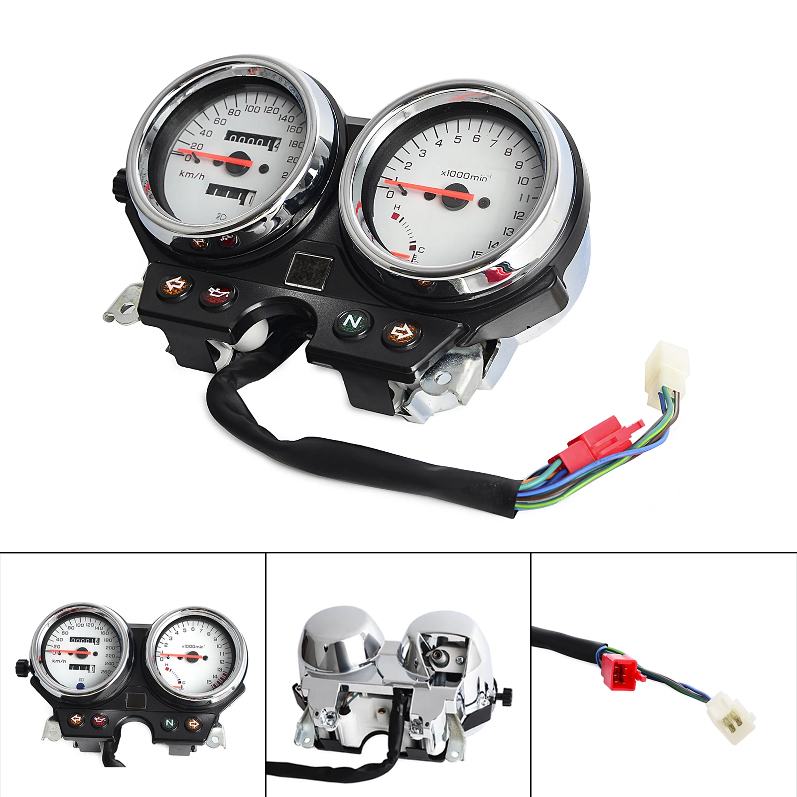Мотоциклетные датчики кластерный Спидометр для Honda CB600 Hornet 600 1996 - 2002 1997 1998 1999 2000