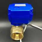 Лидер продаж, шаровой кран с электроприводом, 12 В постоянного тока, BSP, 1 дюйм, Электрический автоматический клапан DN25, 5 проводов, с сигнальной обратной связью