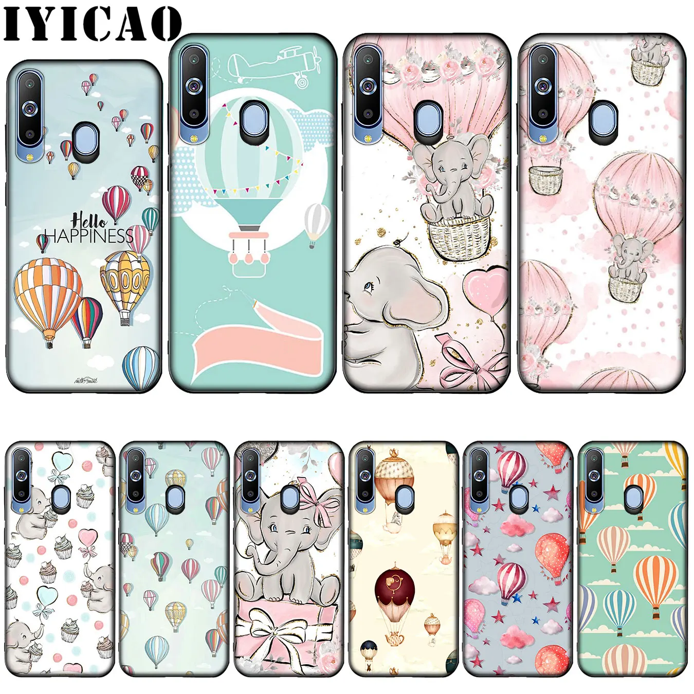 Силиконовый мягкий чехол IYICAO для Samsung Galaxy A10 A30 A40 A50 A70 M10 M20 M30|Бамперы| |