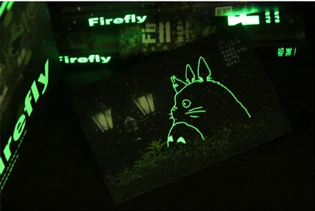 30 шт./лот мультфильм Миядзаки Сказочный кинотеатр Люминесцентная открытка