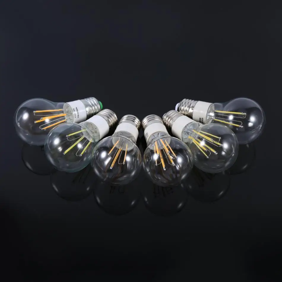 E27 светодиодный лампы 12V 3 W/4 W/6 W Холодный/теплый белый свет COB Светодиодный лампа накаливания 360 градусов нерегулируемая яркость светильник Лампада светодиодный потолочный светильник