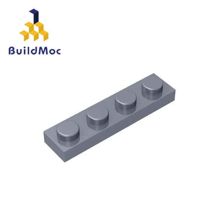 BuildMOC Assembles Particles Plate 3710 1x4 For Building Blocks Parts DIY enlighten block bricks Educational gift Toys | Игрушки и хобби