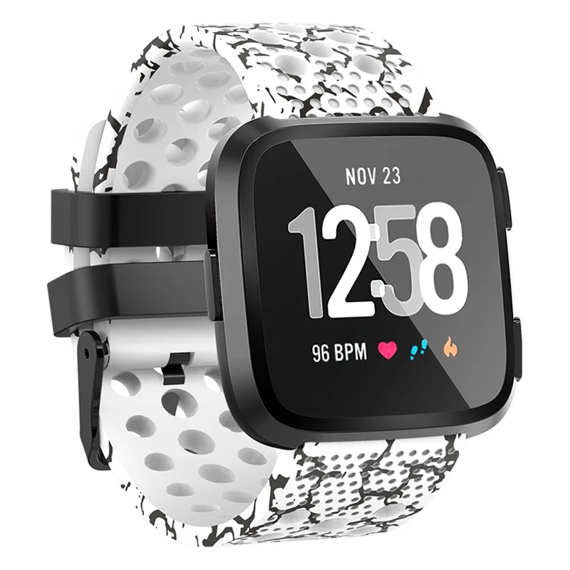 Odog сменный регулируемый спортивный ремешок для Fitbit Versa только красочный узор
