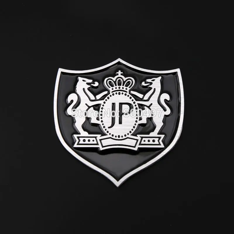 

Newest 3D Aluminium Alloy Car Trunk Emblem For JP Junction Production Car Accessories Adhesive Car Logo Car Styling Badge