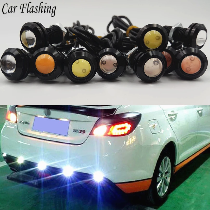 10 шт./упак. 18/23 MM Led DRL Дневной свет Габаритные огни заднего хода парковочная