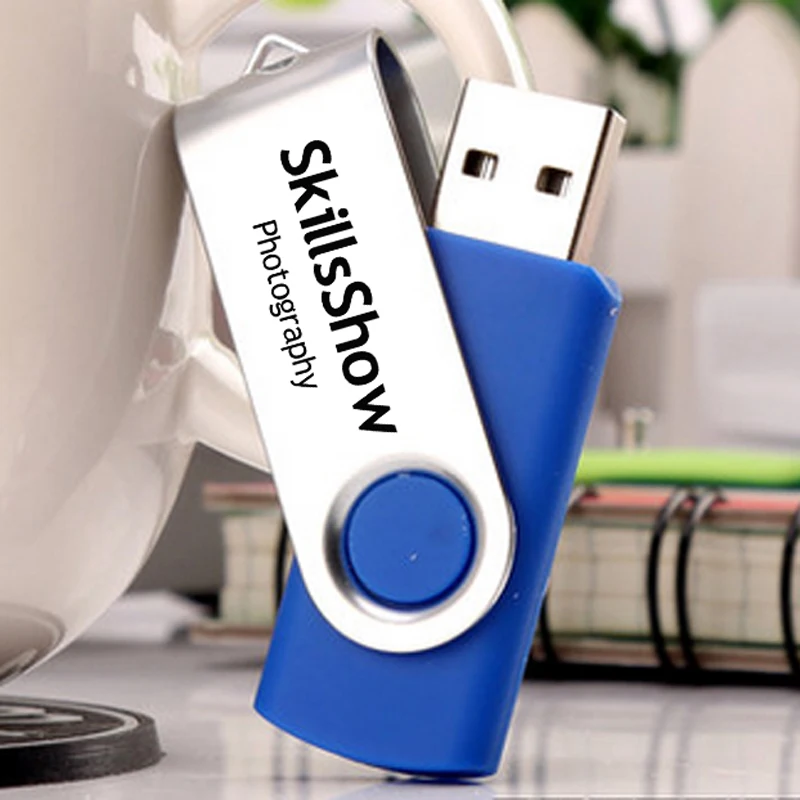 100 шт./лот поворотный USB 2 0 4 ГБ 8 флэш-накопитель/диск с индивидуальной печатью