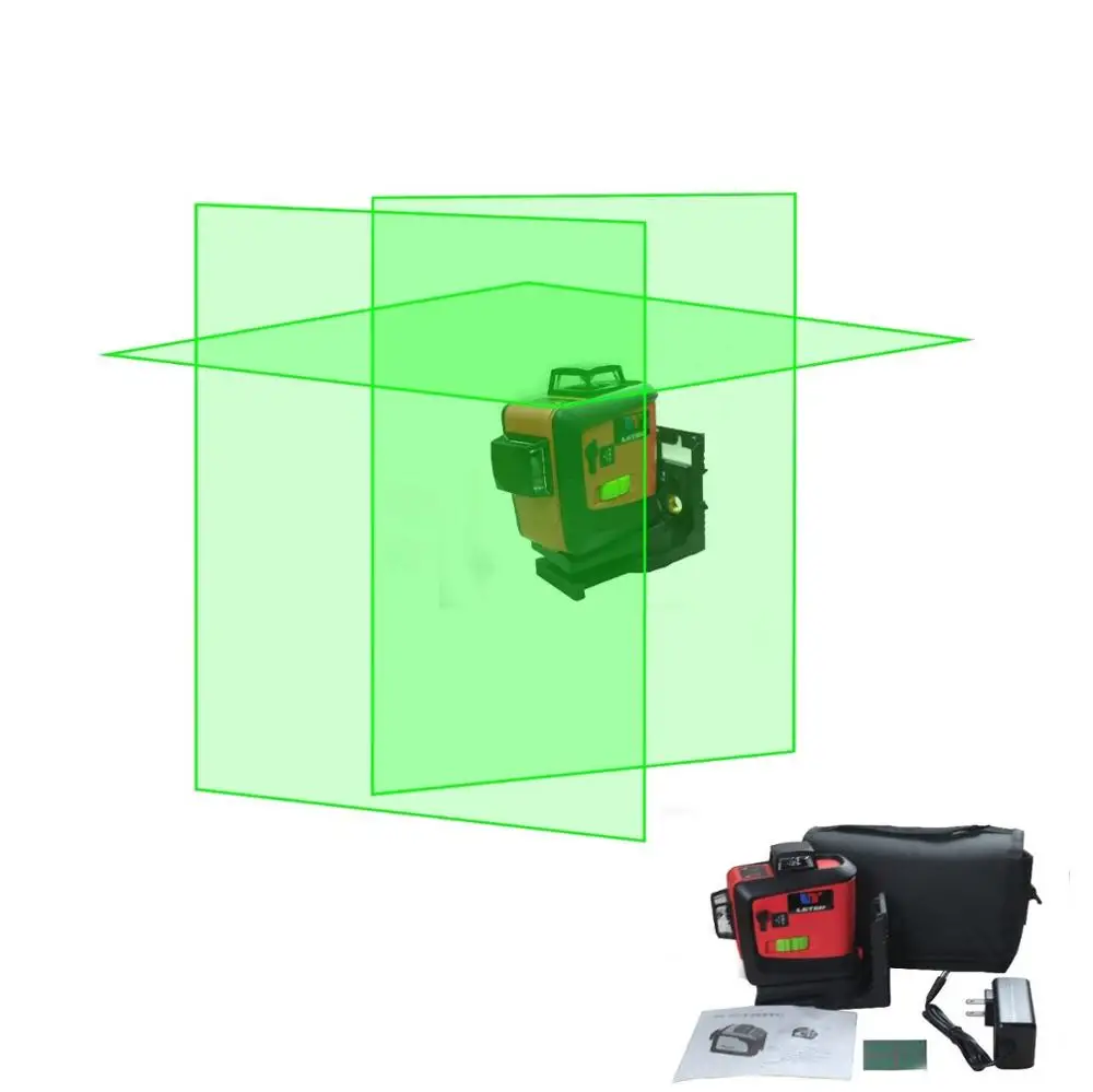 

Leter 3D Green Level Laser Self-Leveling 360 Horizontal And Vertical Cross