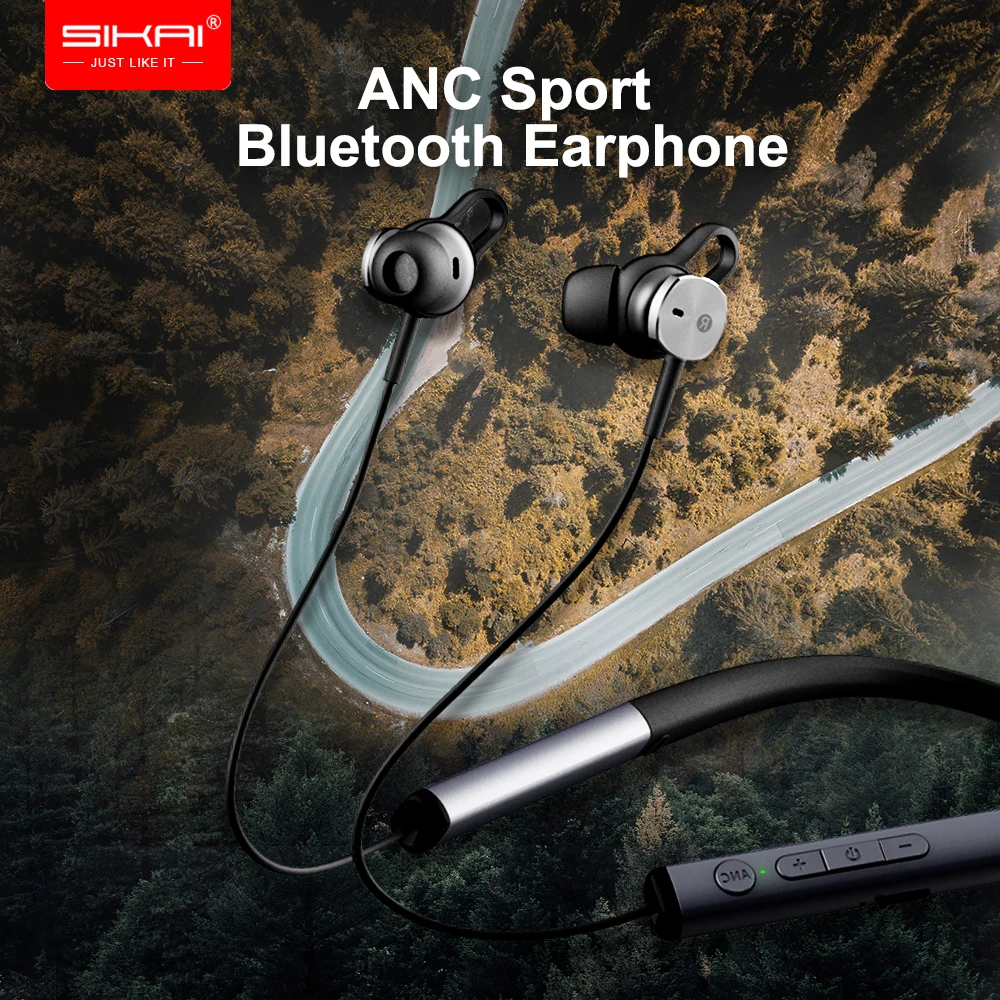 Водонепроницаемый IPX5 наушники ANC стерео V4.2 Bluetooth беспроводное соединение с