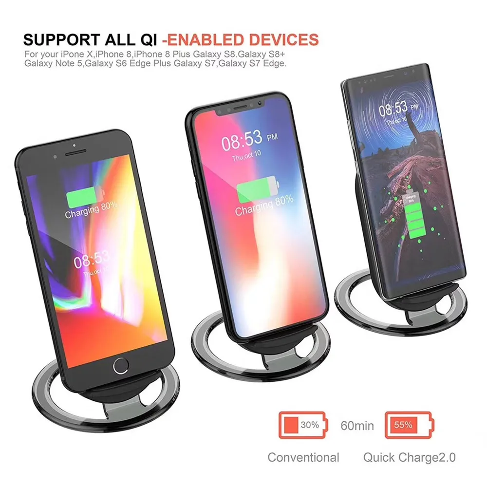 Беспроводное зарядное устройство SZYSGSD QI для смартфона беспроводное iPhone
