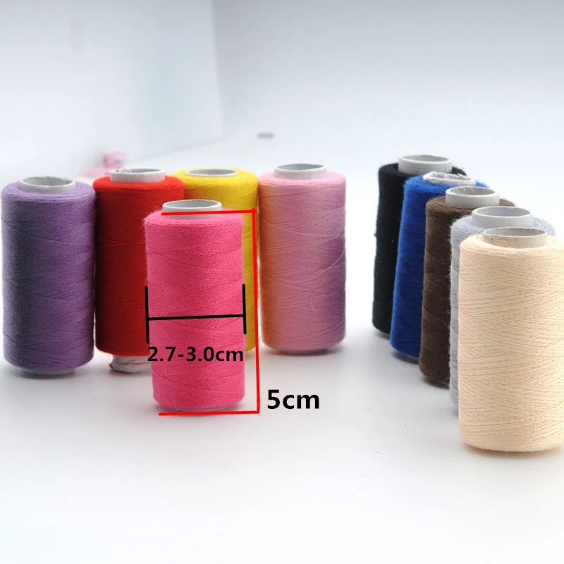 12 шт./лот Высококачественная швейная нить различных цветов 40S/2350 метра/катушка