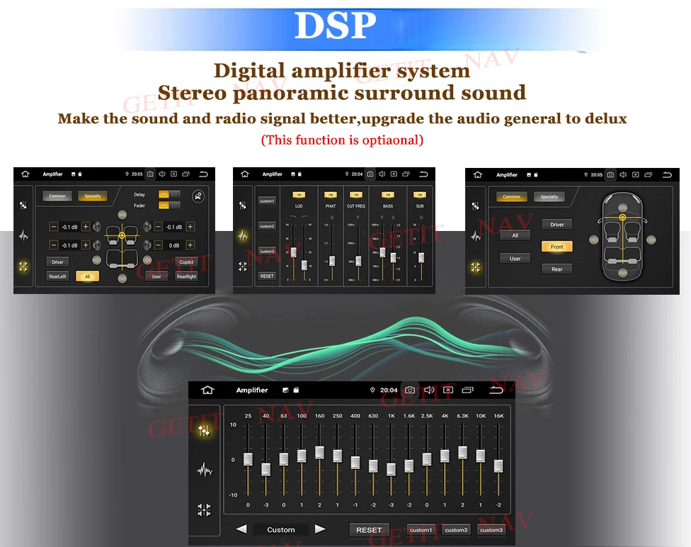 

Функция DSP для блока PX5/PX6