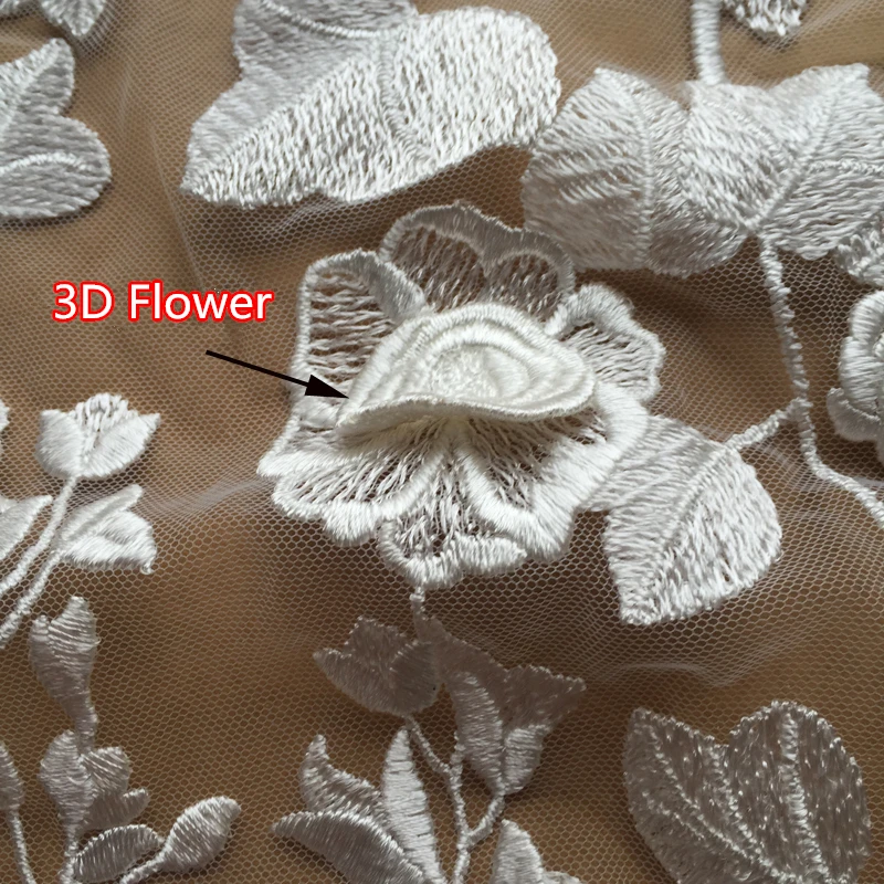 Премиум 3D цветок лепестки аппликация искусственный шелк вышивка DIY высокого класса пользовательские свадебные аксессуары RS1907