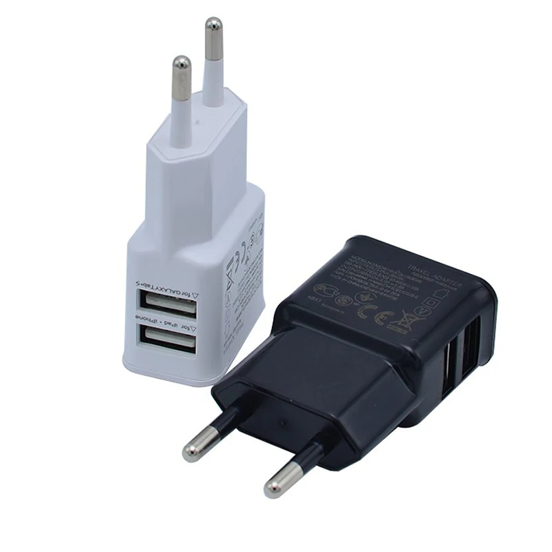 stod dual prot usb wall charger 10w fast charge for realme redmi nokia blackview infinix cubot mobile phone power adapter free global shipping