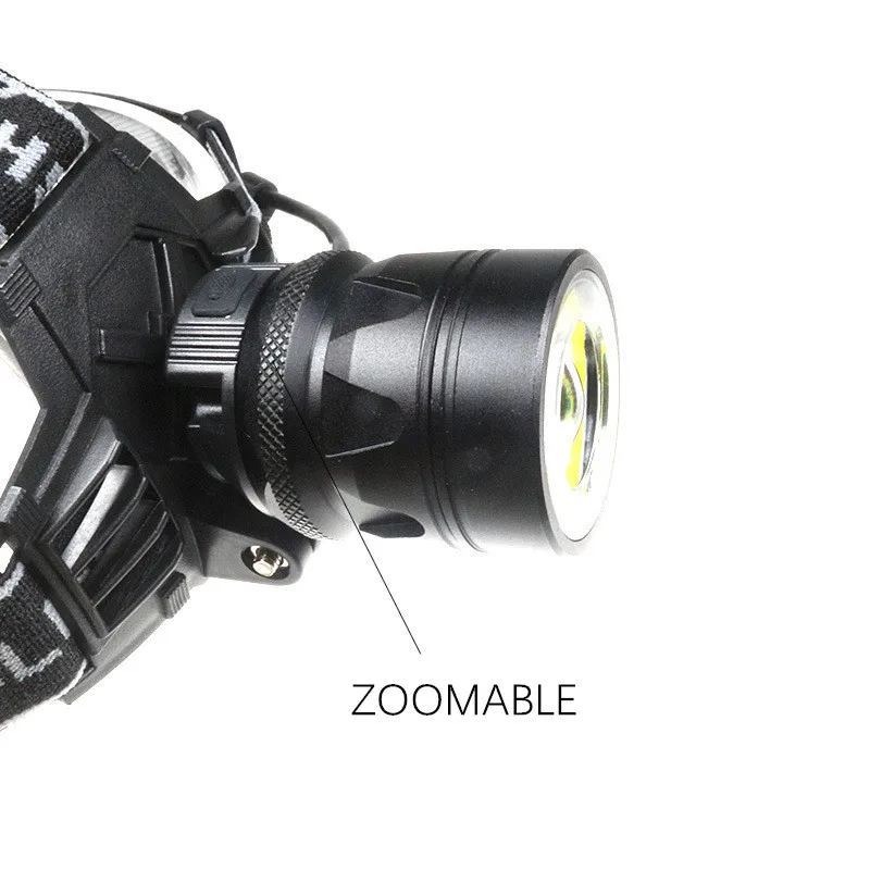 ZPAA T6 + галобный фонарь COB 10000LM Масштабируемые Перезаряжаемые светодиодный
