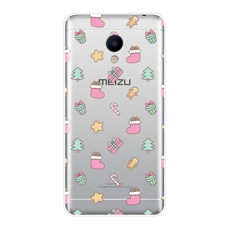 Чехол для телефона из ТПУ Meizu M2 M3 M3S M5 M5C M5S M6 M6S M6T мягкий силиконовый чехол на заднюю