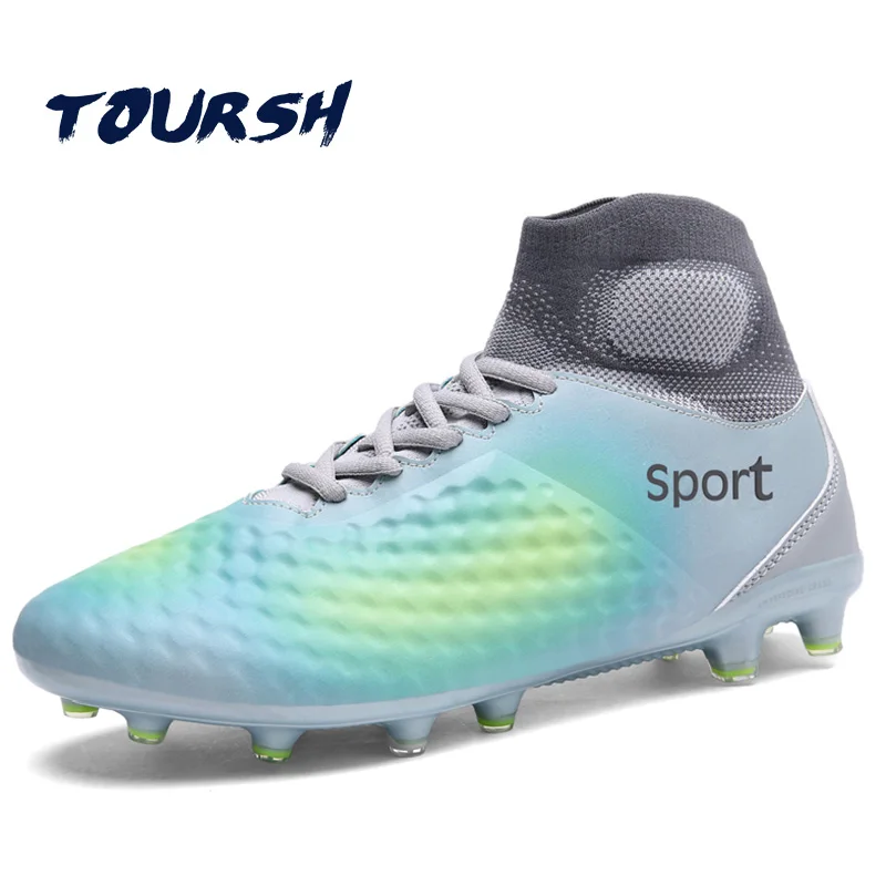 Toursh chuteira Futebol Футбол Сапоги и ботинки для девочек Для мужчин бутсы Обувь Training