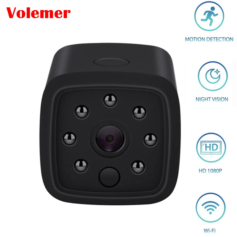 Q10 Mini Camera Wifi 1080p IP Outdoor Night Vision Android Wireless Small Car Camcorder Motion Detection HD Sport Portable | Электроника