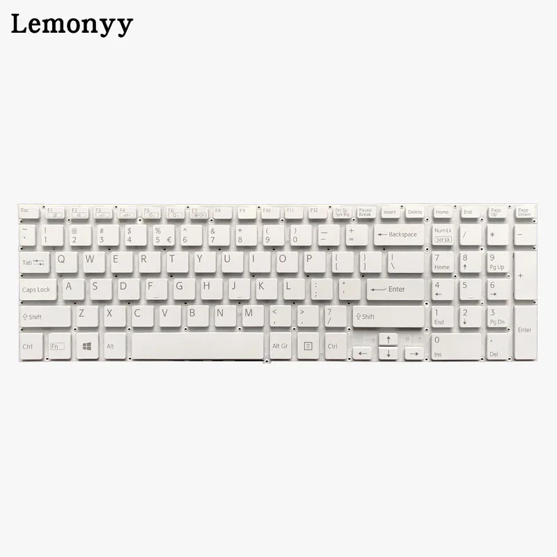 Клавиатура для ноутбука sony VAIO Fit SVF152C29M SVF152C29M SVF152C29L SVF15E черный/серебристый/белый