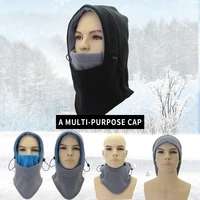 outfly balaclava windproof hat with mask unisex ski hat mens winter fleece cap wrapped warm hat