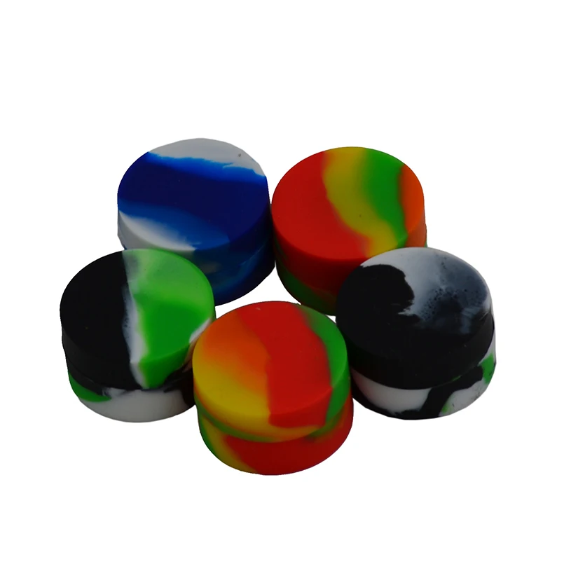 2pcs 6ml Bho Silicone Slick oil Containers Silicon Dab Wax Jar Seals butane Oil Concentrate Storage Box | Дом и сад