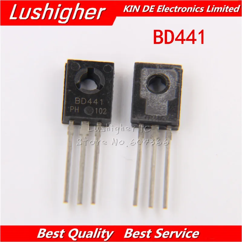 

10 пар, транзисторы BD441 TO-126 + 10 шт. BD442 TO126 4A 80V NPN