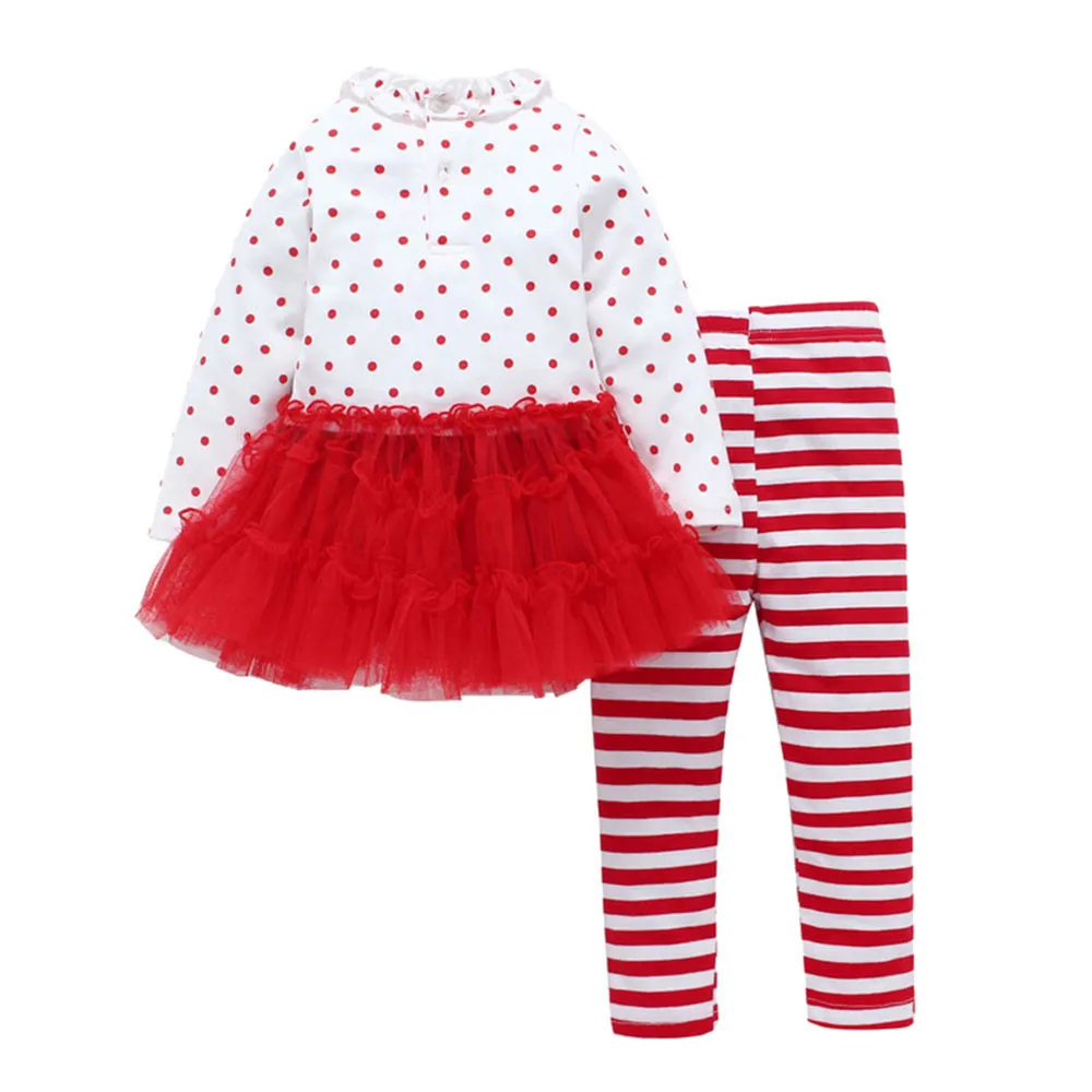 Infant Boys Long Sleeve Christmas Tree Bodysuits + Reindeer Print Pants Girls Party Kids Sets 2Pcs Suits | Детская одежда и обувь
