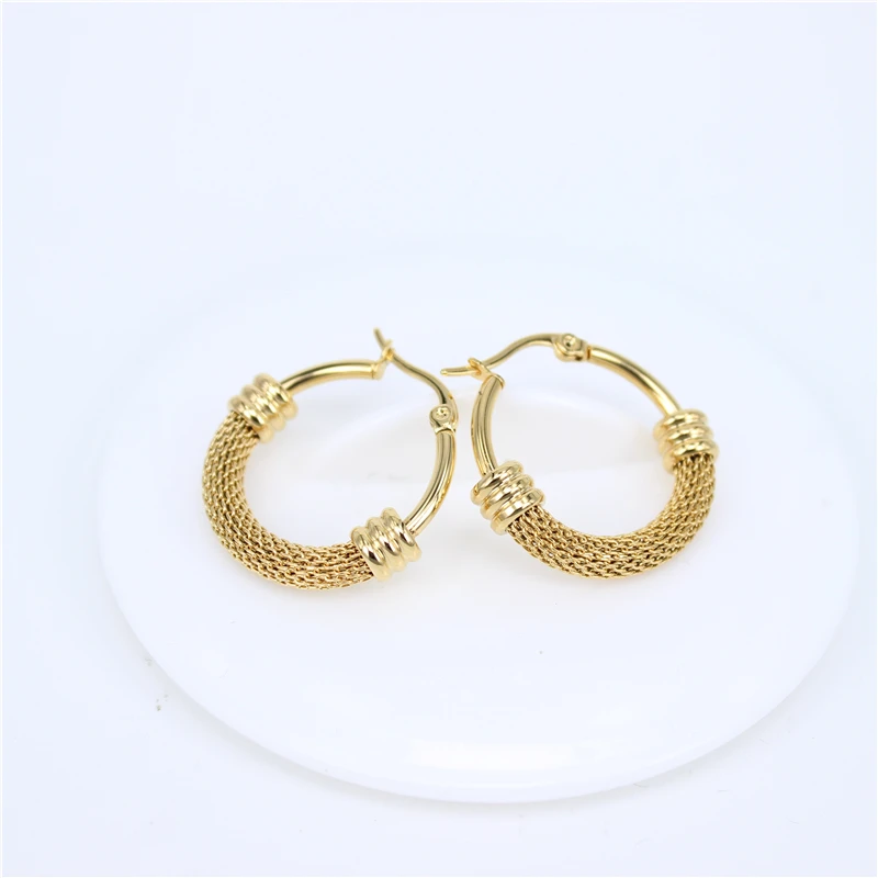 Женские серьги из нержавеющей стали золотого цвета 316|gold stainless steel earrings|stainless earrings