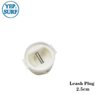 surfboard leash plug diameter 2 5cm leash plugs white